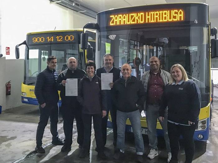 Hiribuseko langileek lan baldintzak hobetzeko akordioa lortu dute