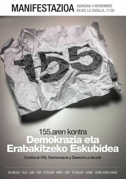 Larunbateko Bilboko manifestaziora joateko autobusak antolatu dituzte eskualdean