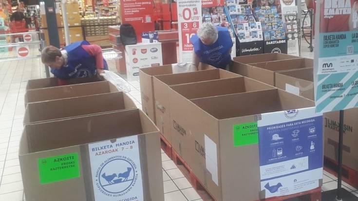 Elikagaien Bankuak hasi du udazkeneko janari bilketa