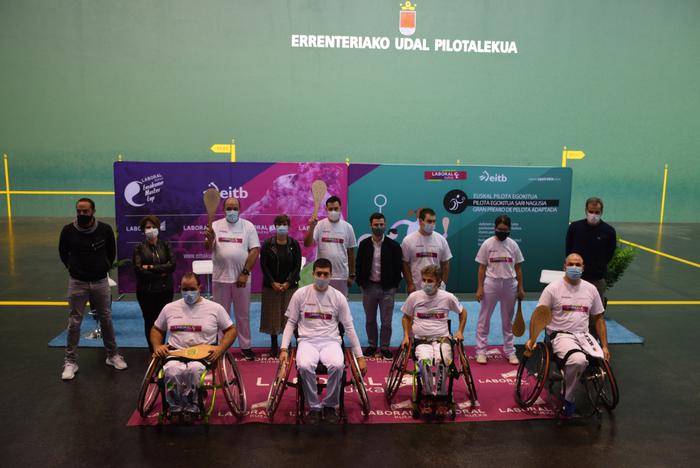 Leire Esnal eta Iñaki Divasson ariko dira gaurko euskal pilota egokituko finalean