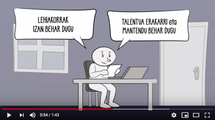 "Talentua erakartzeko edota mantentzeko giltzarriak" izango dituzte hizpide UKUEn, ostiralean