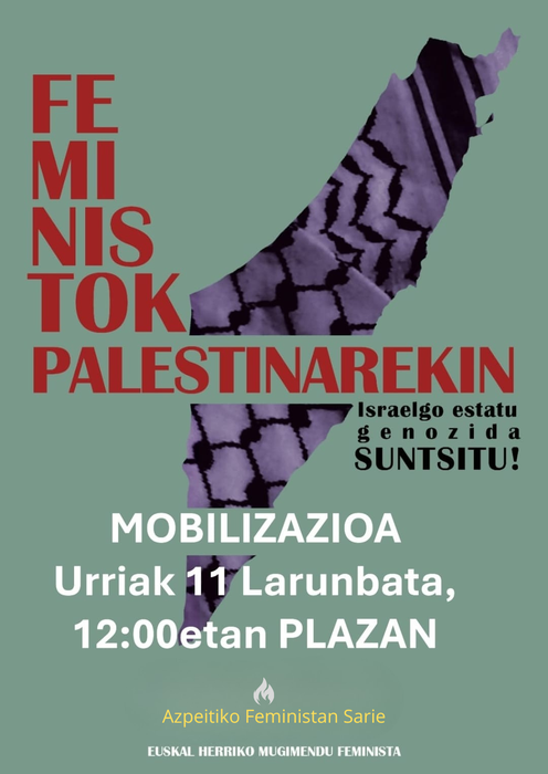 Elkarretaratzea: Feministok Palestinarekin