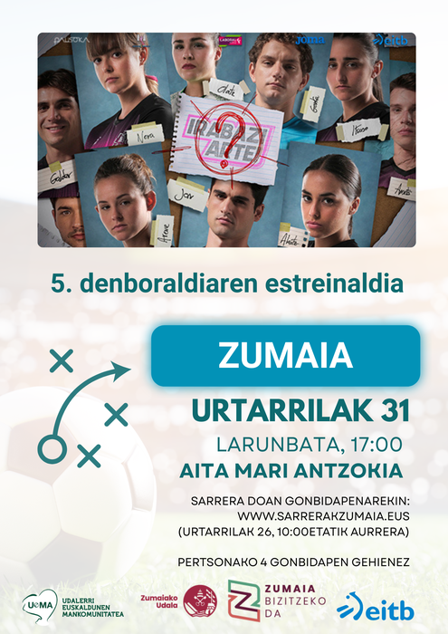 'Irabazi arte' telesailaren 5. denboraldiko aurre estreinaldia