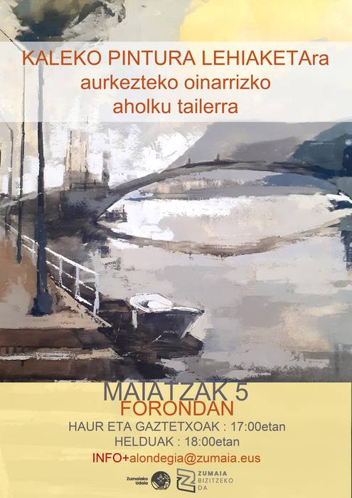 Kaleko pintura lehiaketarako aholku tailerra