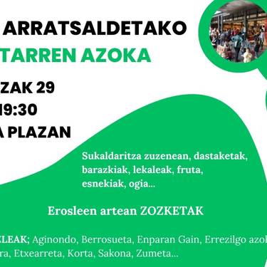 Baserritarren Azoka: sukaldaritza zuzenean