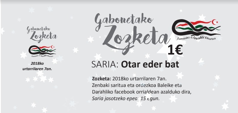 Darahlik zozkatutako otarraren zenbaki sariduna