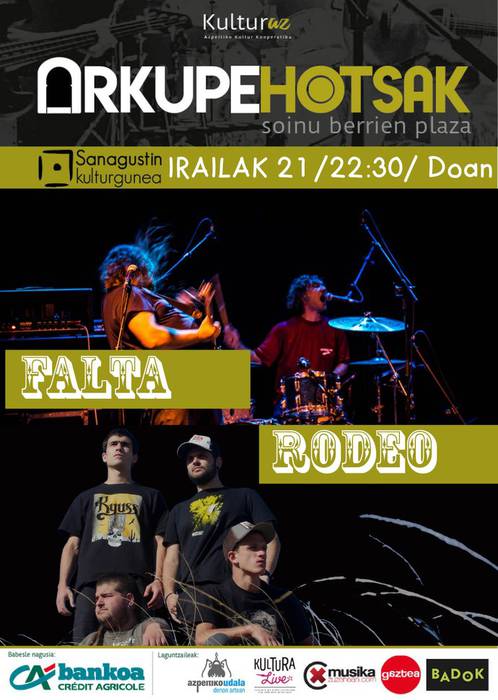 Kontzertuak: Falta eta Rodeo