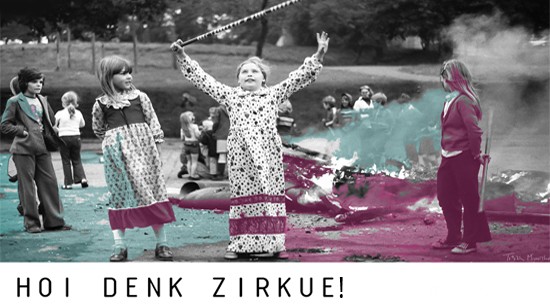 Zirko tailer eta guzti dator Hoi Denk Zirkue! Gaztetxera