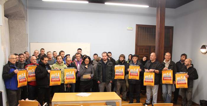 Gehiengo sindikalak eta eskualdeko eragileek Eskubide Sozialen Karta onetsi eta martxoaren 14ko manifestaziorako deia egin dute