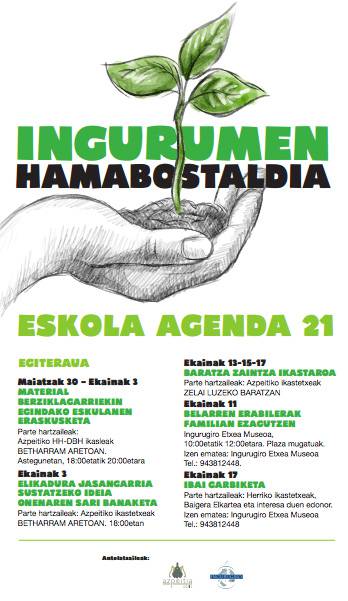 Ingurumen Hamabostaldia: sari banaketa