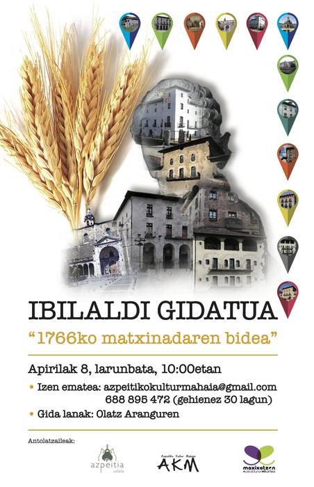 '1766ko matxinada' ibilaldi gidatua