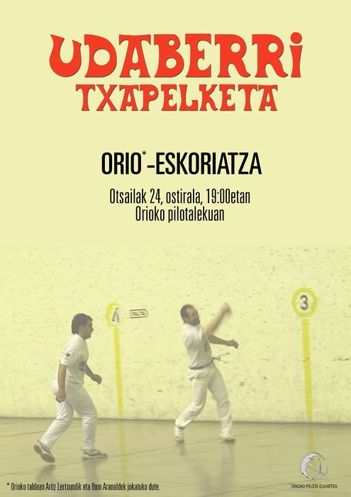 Udaberri Txapelketako pilota partida jokatuko dute ostiralean Orion