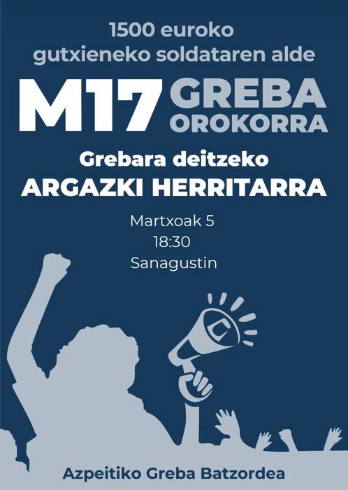 Greba orokorra bultzatzeko argazkia