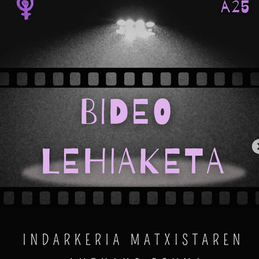 A25ari lotutako bideo proiekzioa eta sari banaketa