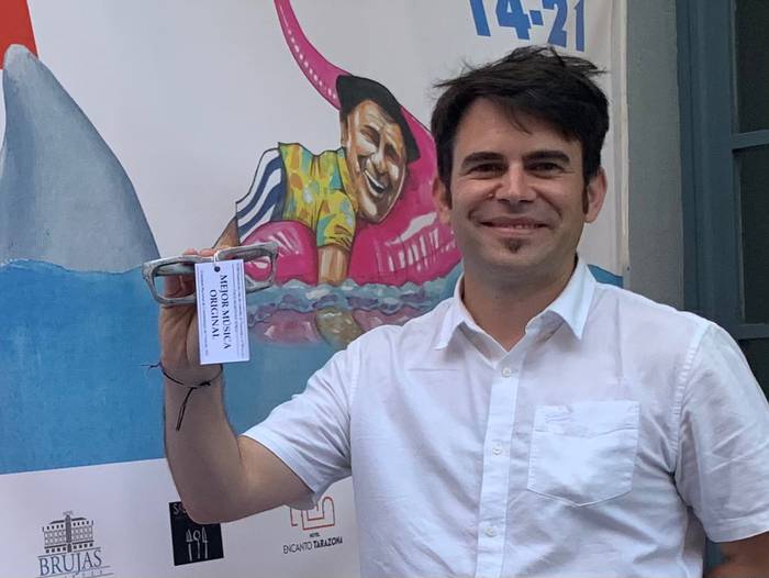 Joseba Beristain azkoitiarrak saria jaso du 'Loop'-en egindako lanagatik Tarazonako XVIII. Komedia Zinemaldian