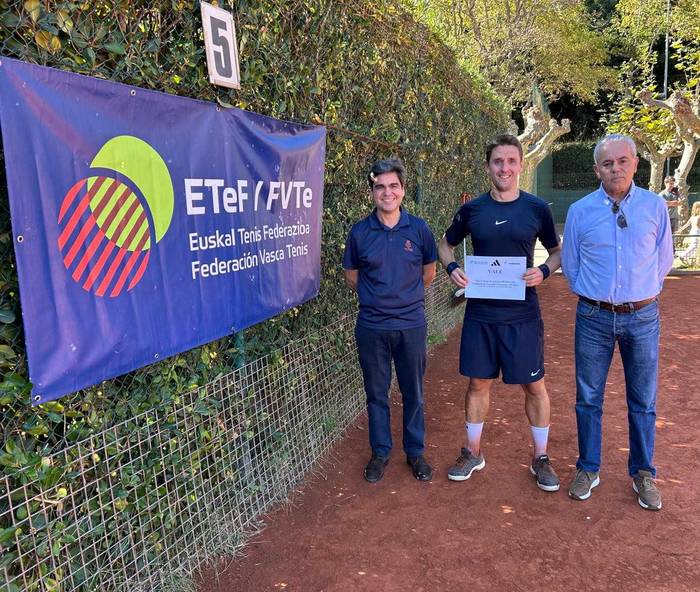 Euskadiko Tenis Txapelketa irabazi du Jon Orbegozok