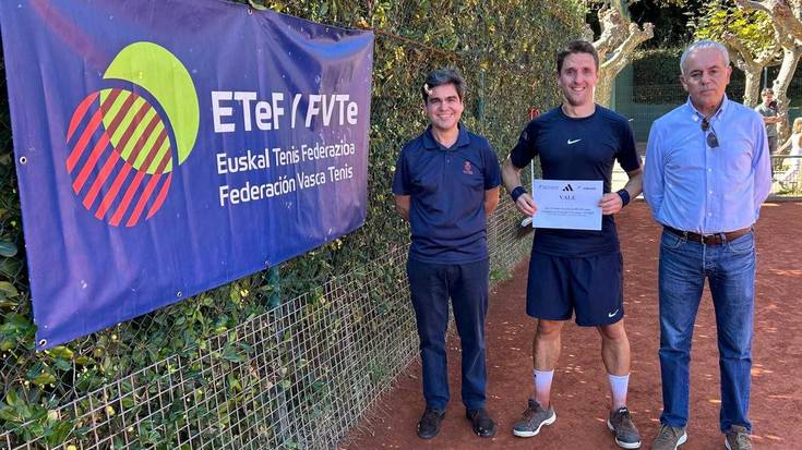 Euskadiko Tenis Txapelketa irabazi du Jon Orbegozok