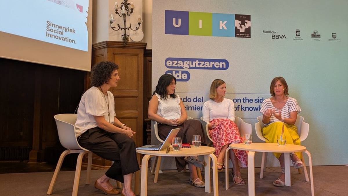 Gipuzkoako politikan emakumeek dituzten erronkez aritu da Nagore Alkorta alkatea