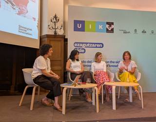 Gipuzkoako politikan emakumeek dituzten erronkez aritu da Nagore Alkorta alkatea