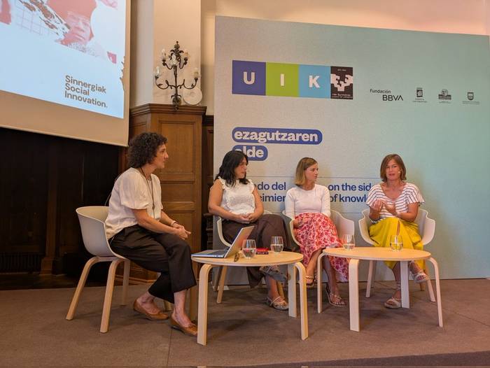 Gipuzkoako politikan emakumeek dituzten erronkez aritu da Nagore Alkorta alkatea