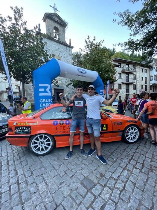 Euskal Herriko Rallysprint Txapelketa irabazi dute Iokin Agirre eta Arantzazu Araneta azpeitiarrek