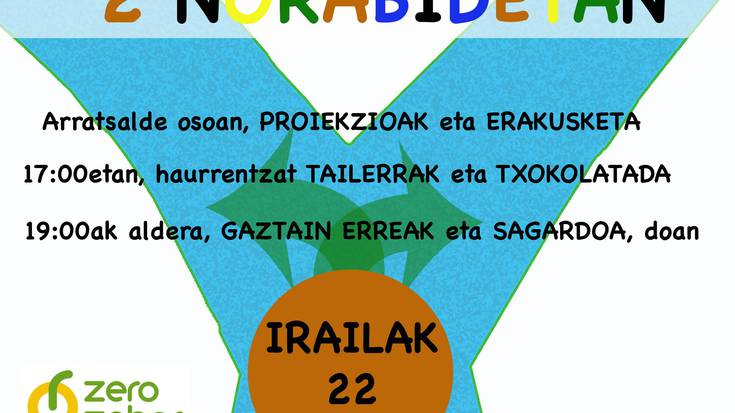 "Bi norabidetan" eguna antolatu du Zero Zaborrek larunbaterako