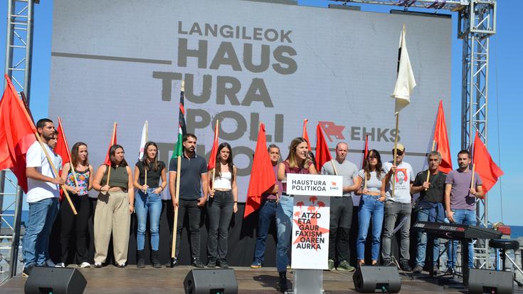 "Faxismoaren gorakadari aurre egiteko beharra" azpimarratu du EHKSk Munoan