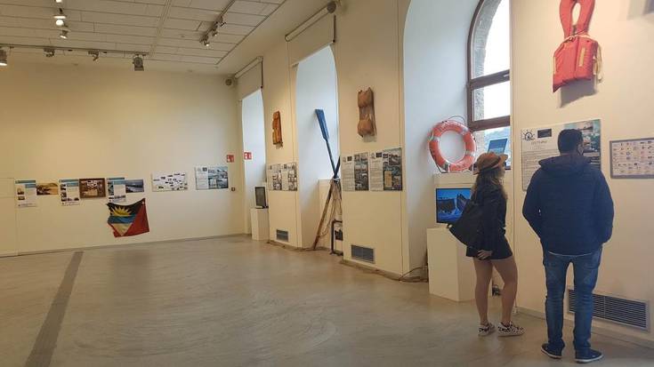 Bizkaiko Golkoan hondoratutako ontzien historia jasotzen duen erakusketa