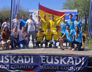 Urrezko dominarekin itzuli dira absolutu mutilak Espainiako Batel Txapelketatik