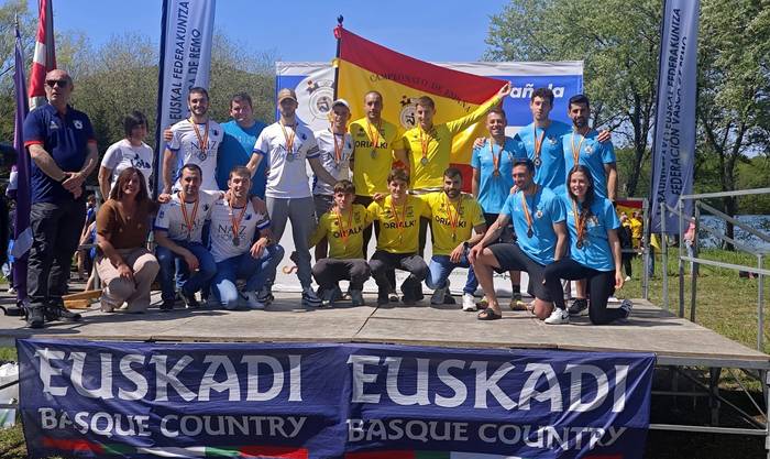 Urrezko dominarekin itzuli dira absolutu mutilak Espainiako Batel Txapelketatik