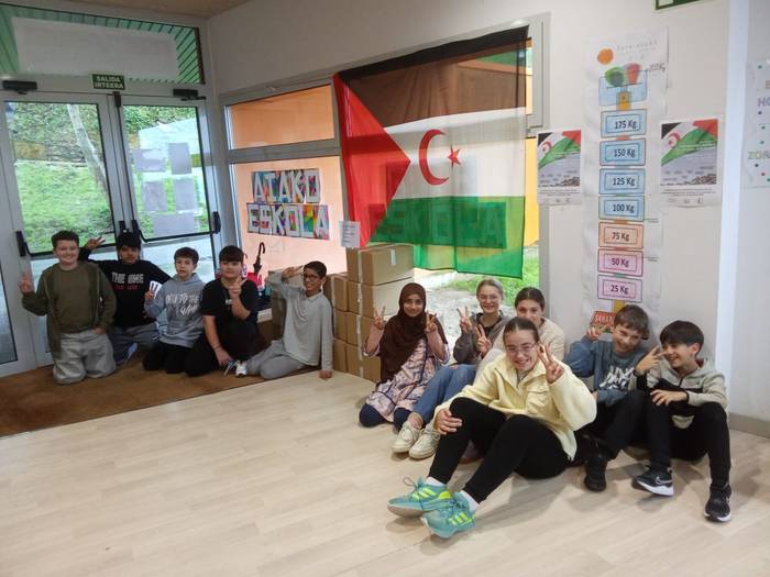 GueraraOrio eskertuta oriotarrekin eta aiarrekin, "4.000 kilo elkartasun" jaso ondoren