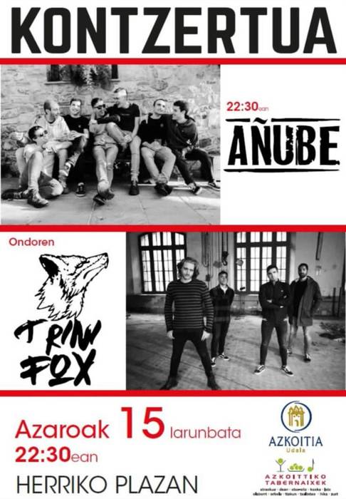 Kontzertuak: Añube eta Trini Fox