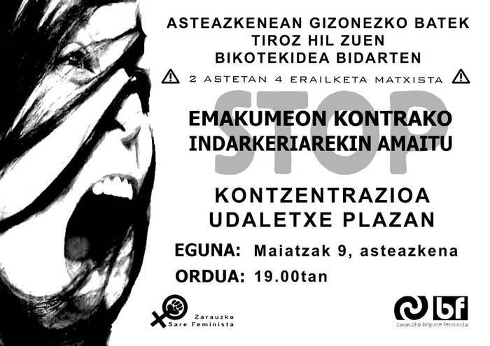 Elkarretaratzea deitu du mugimendu feministak