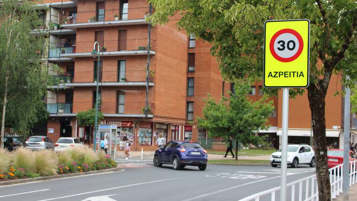 Orduko 30 kilometrokoa da herriguneko abiadura muga