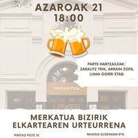 Merkatua Bizirik elkartearen urteurreneko festa