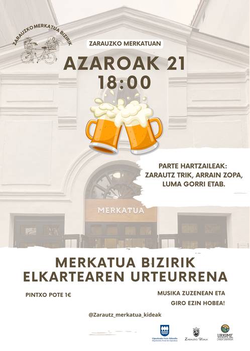 Merkatua Bizirik elkartearen urteurreneko festa