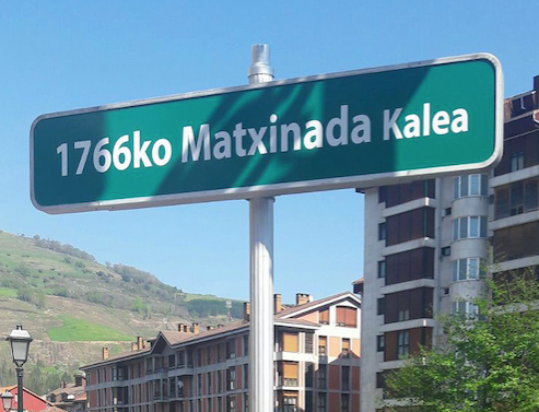Seinaleztatu dute Azpeitiko 1766ko Matxinada kalea