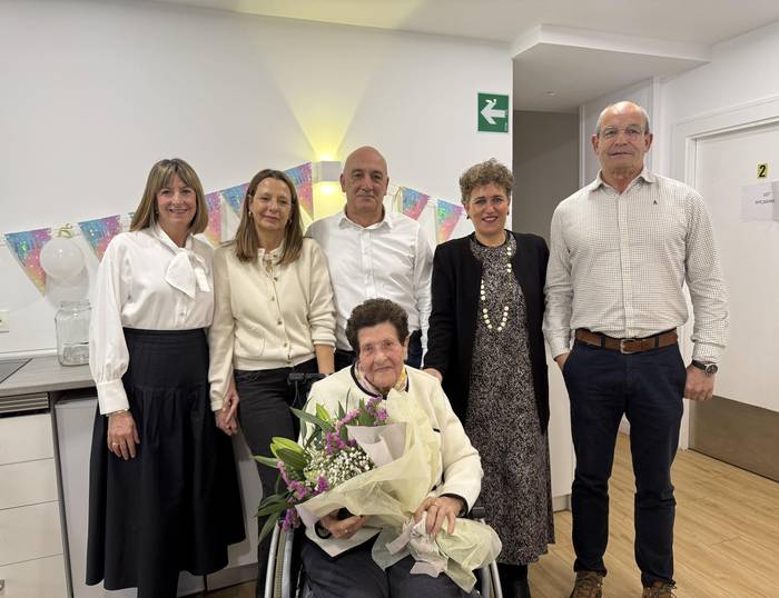 100 urte bete ditu gaur Isabel Martinek