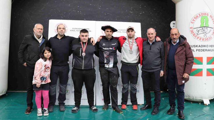 Haritz Aranguren 'Norde' hirugarren, Bizkaiko Harri Txikien Txapelketan