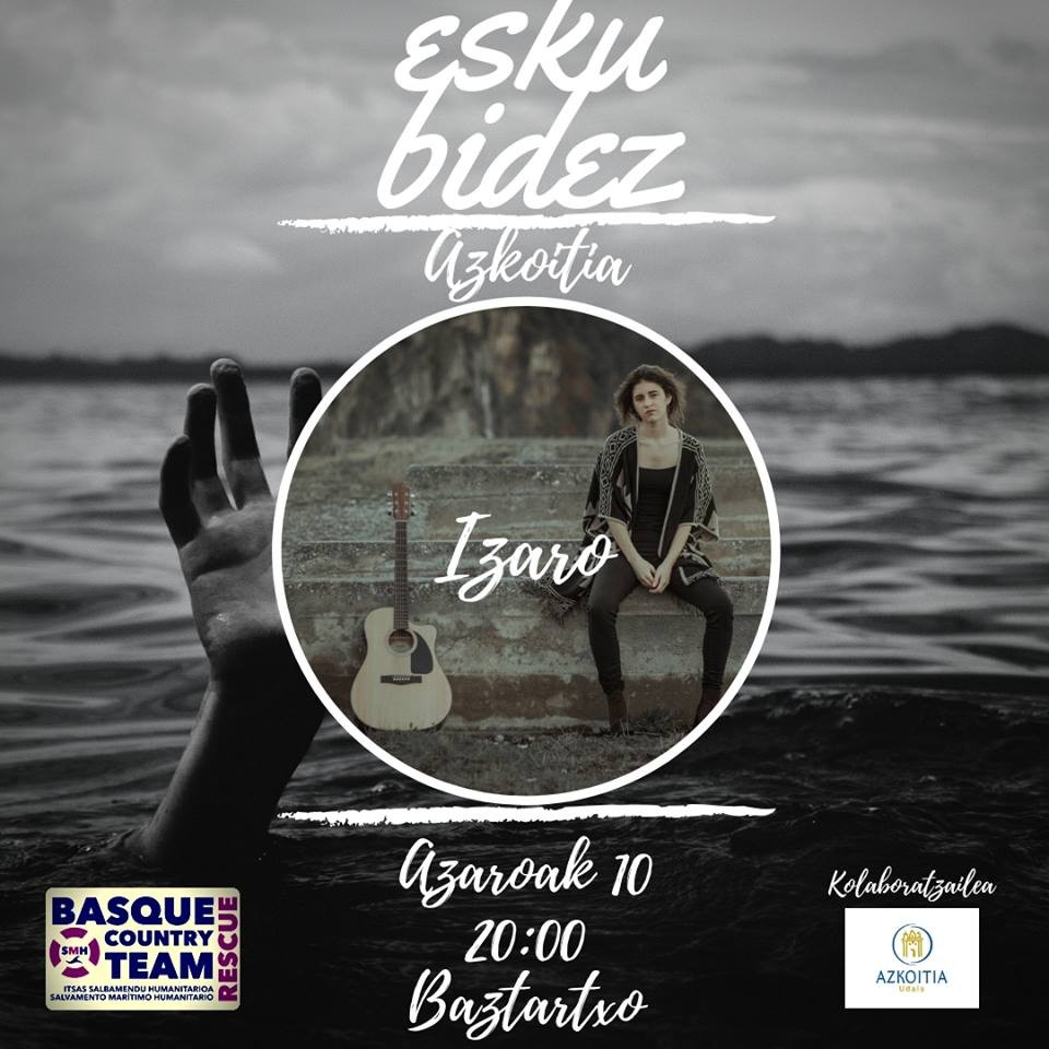 Izarok kontzertu solidarioa emango du Esku Bidez taldeak antolatuta