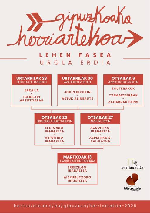 Gipuzkoako Herriarteko Bertso Txapelketako finalerdia