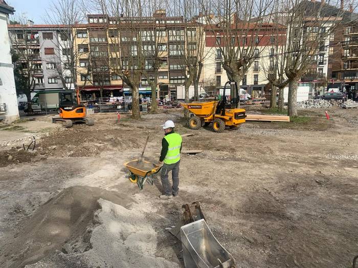 Erkibe eraikina, agerian