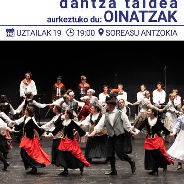 Azpeitia Dantzan: Itsasi dantza taldearen emanaldia