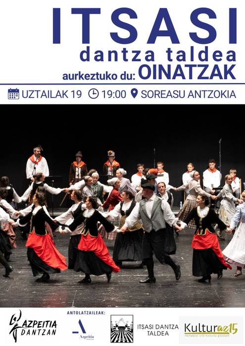 Azpeitia Dantzan: Itsasi dantza taldearen emanaldia