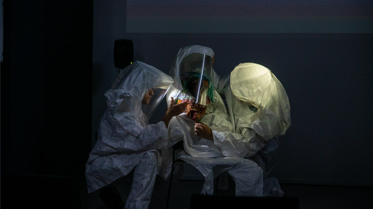 'Souvenir komeria estralurtarra' antzezlana, gaur Aita Mari aretoan