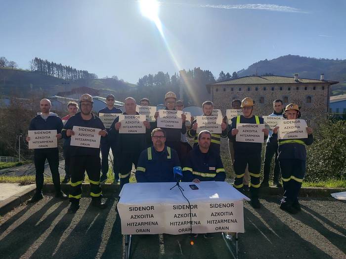 Sidenorreko langileentzat hitzarmen "duina" aldarrikatzeko, manifestazioa deitu dute ELAk eta LABek