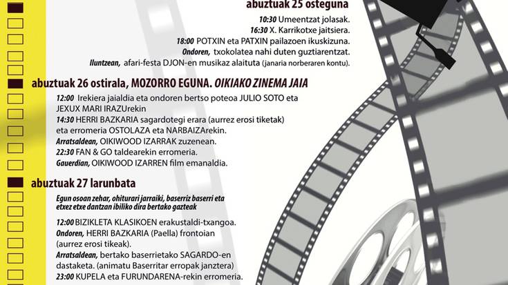 Badatoz Oikiako festak: hemen egitaraua