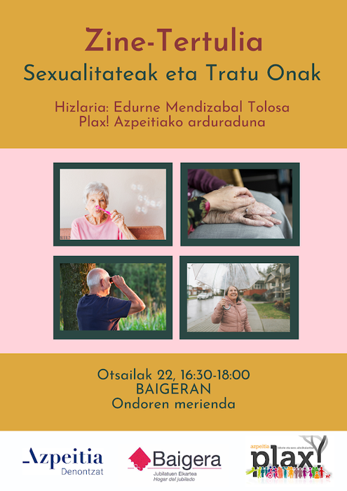 Zinema tertulia: 'Sexualitateak eta tratu onak'