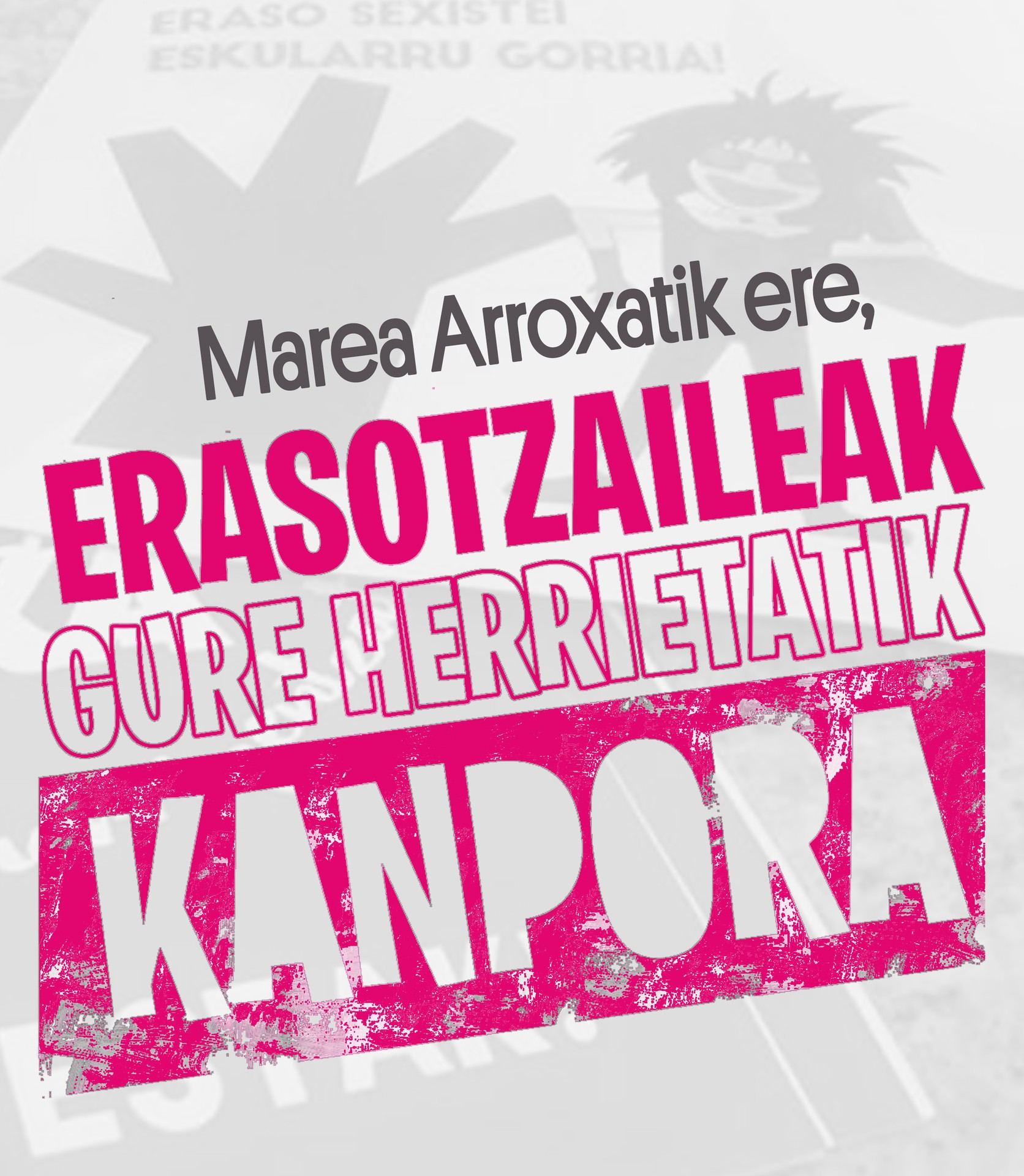 Marea Arroxak bat egiten du ostiralerako sexu erasoen kontra deitutako elkarretaratzearekin