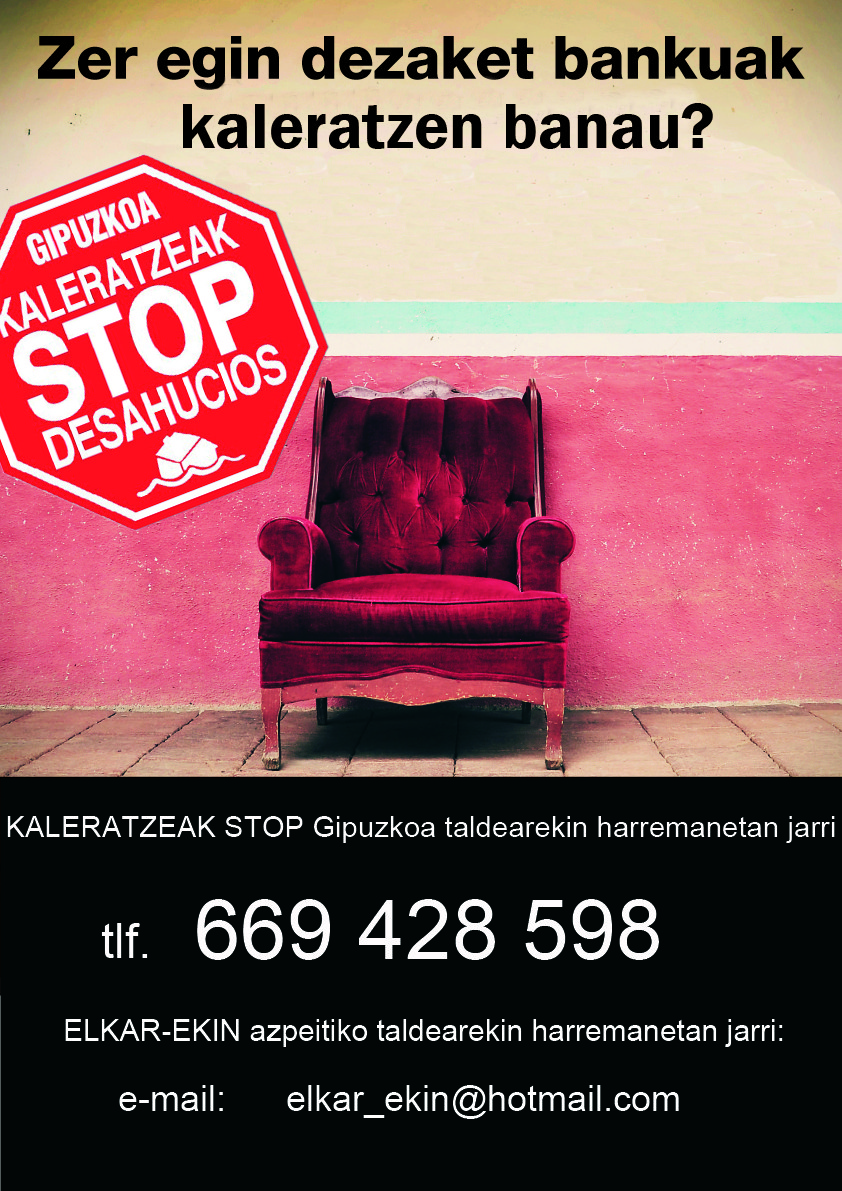 Desjabetza arriskuan dauden herritarrei laguntzeko kontaktuak